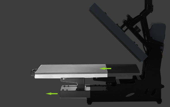 Slider-out Lower Platen