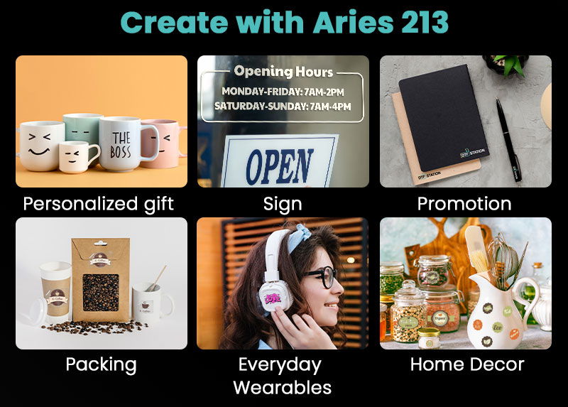 Aries 213 A3 UV DTF Printer 9