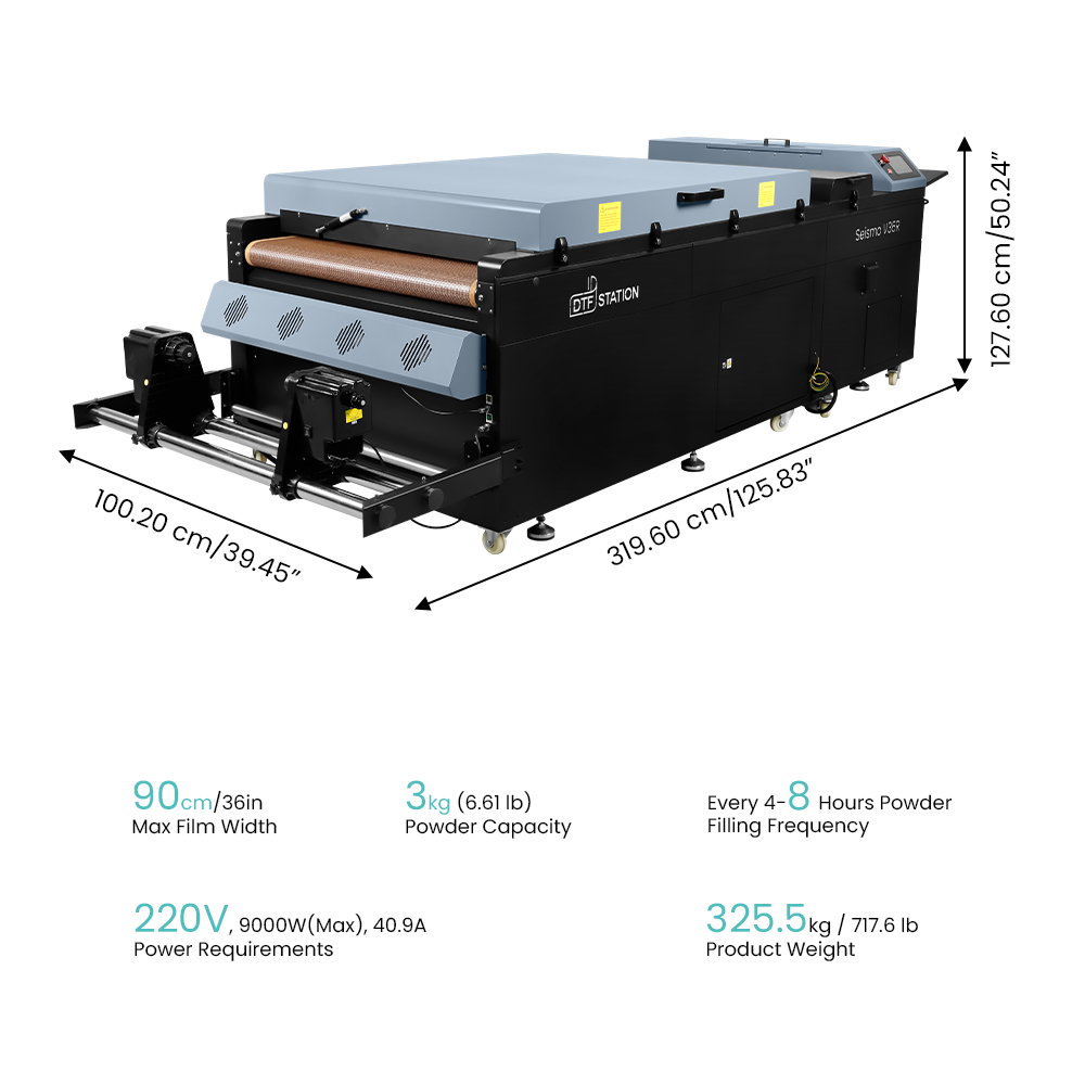 Seismo V36R 36″ Powder Shaker & Dryer - Image 6